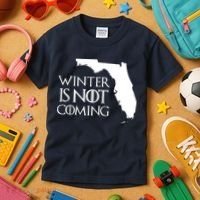 Winter Is Not Coming Florida Kids T-Shirt thumb 3