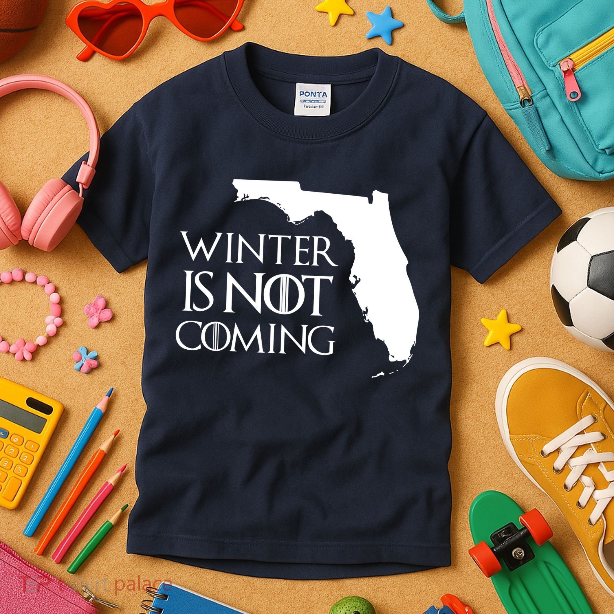 Winter Is Not Coming Florida Kids T-Shirt