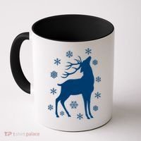 Winter Reindeer Coffee Mug thumb 0