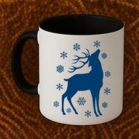 Winter Reindeer Coffee Mug thumb 2
