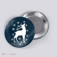 Winter Reindeer Button thumb 0