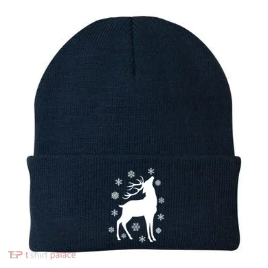 Winter Reindeer Beanie