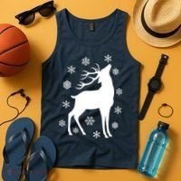 Winter Reindeer Tank Top thumb 4