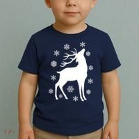 Winter Reindeer Toddler T-Shirt thumb 2