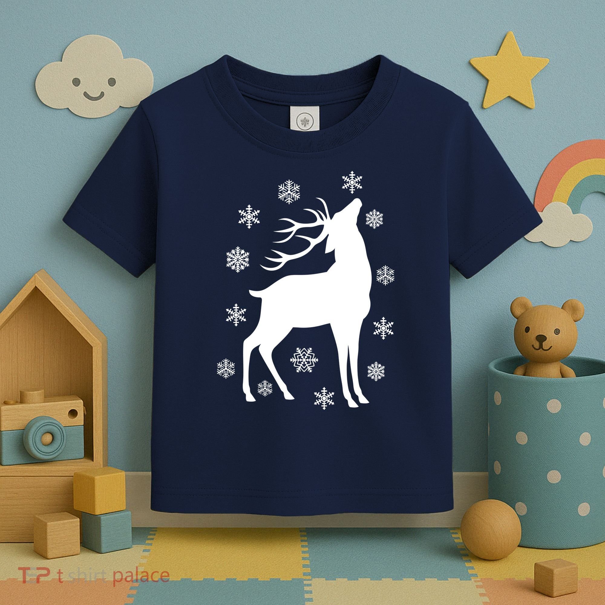 Winter Reindeer Toddler T-Shirt