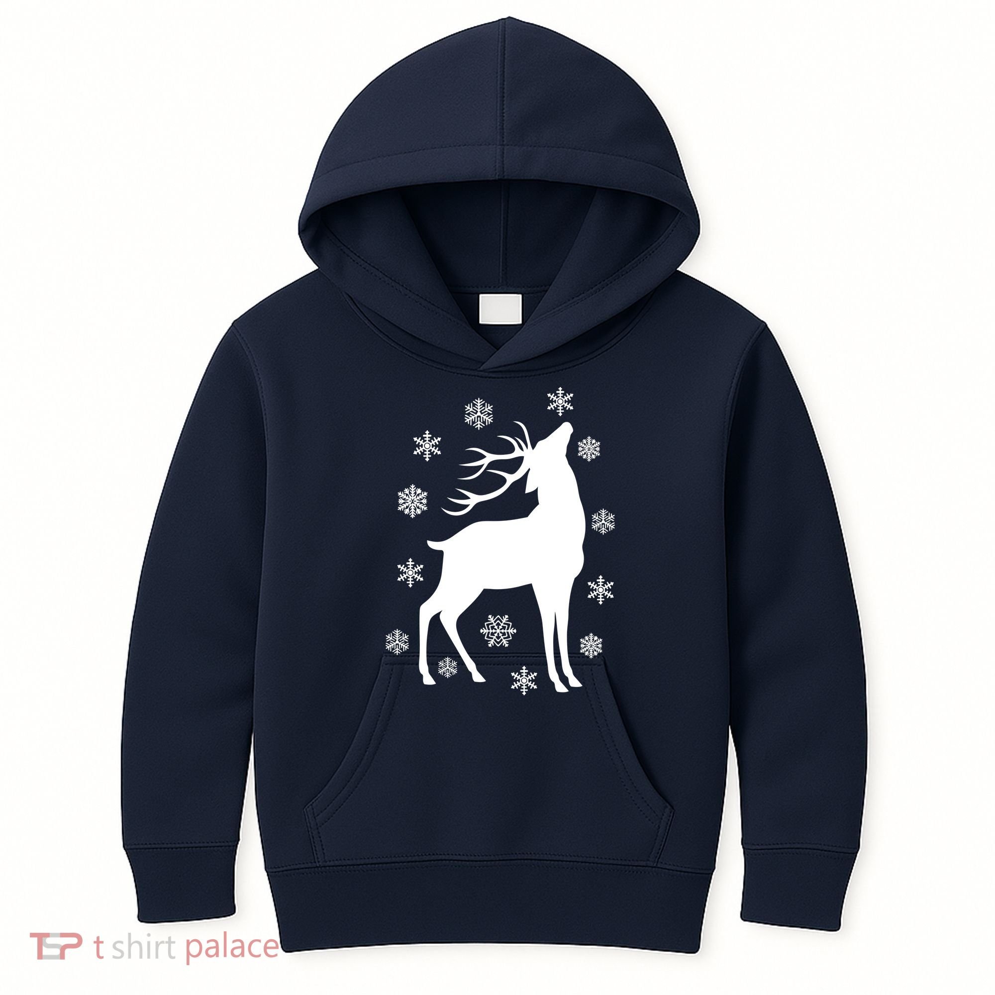 Winter Reindeer Kids Hoodie