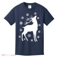 Winter Reindeer Kids T-Shirt thumb 0