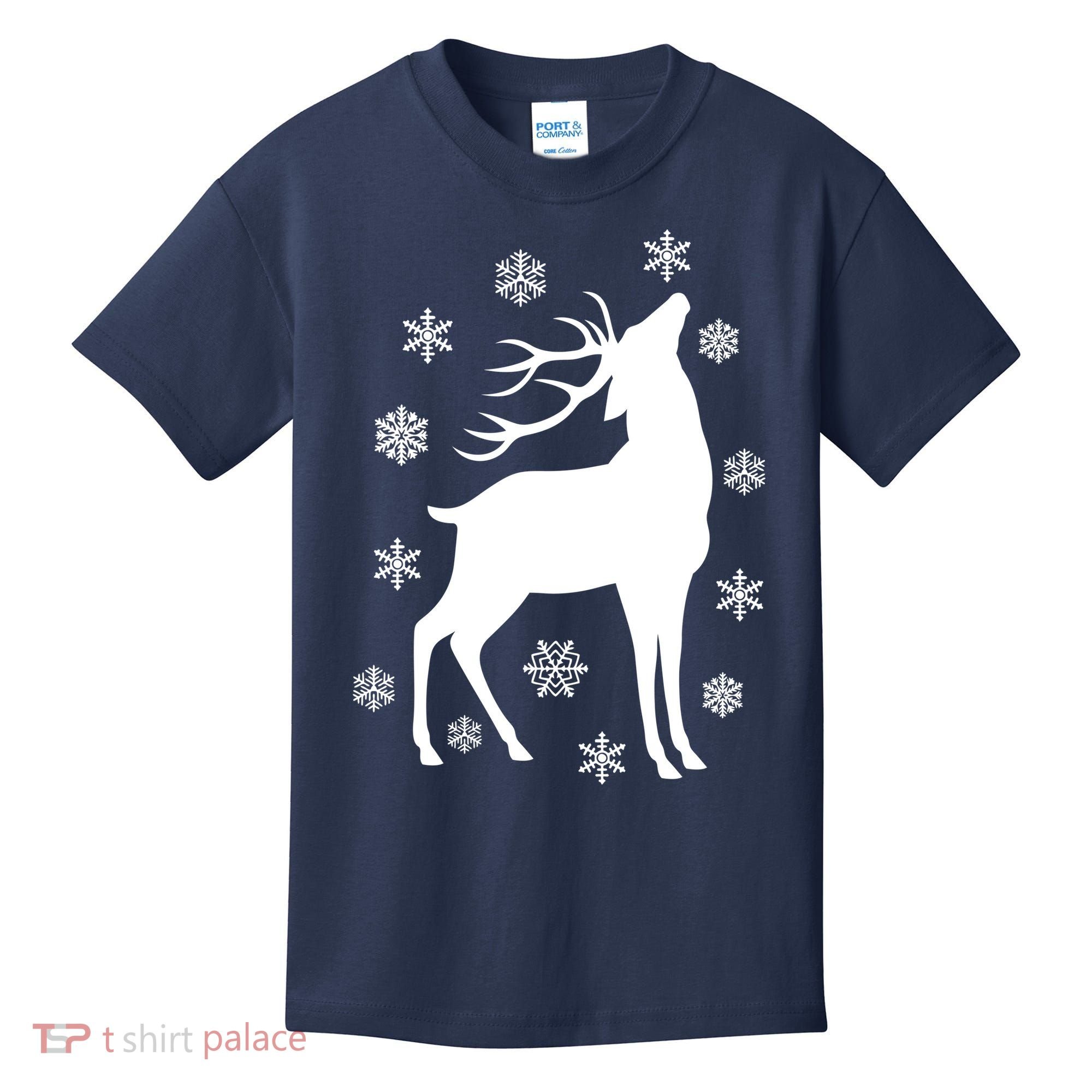 Winter Reindeer Kids T-Shirt