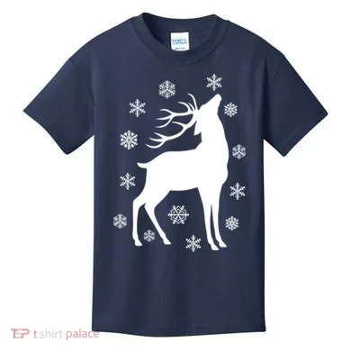 Winter Reindeer Kids T-Shirt