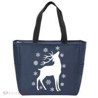 Winter Reindeer Tote Bag thumb 0