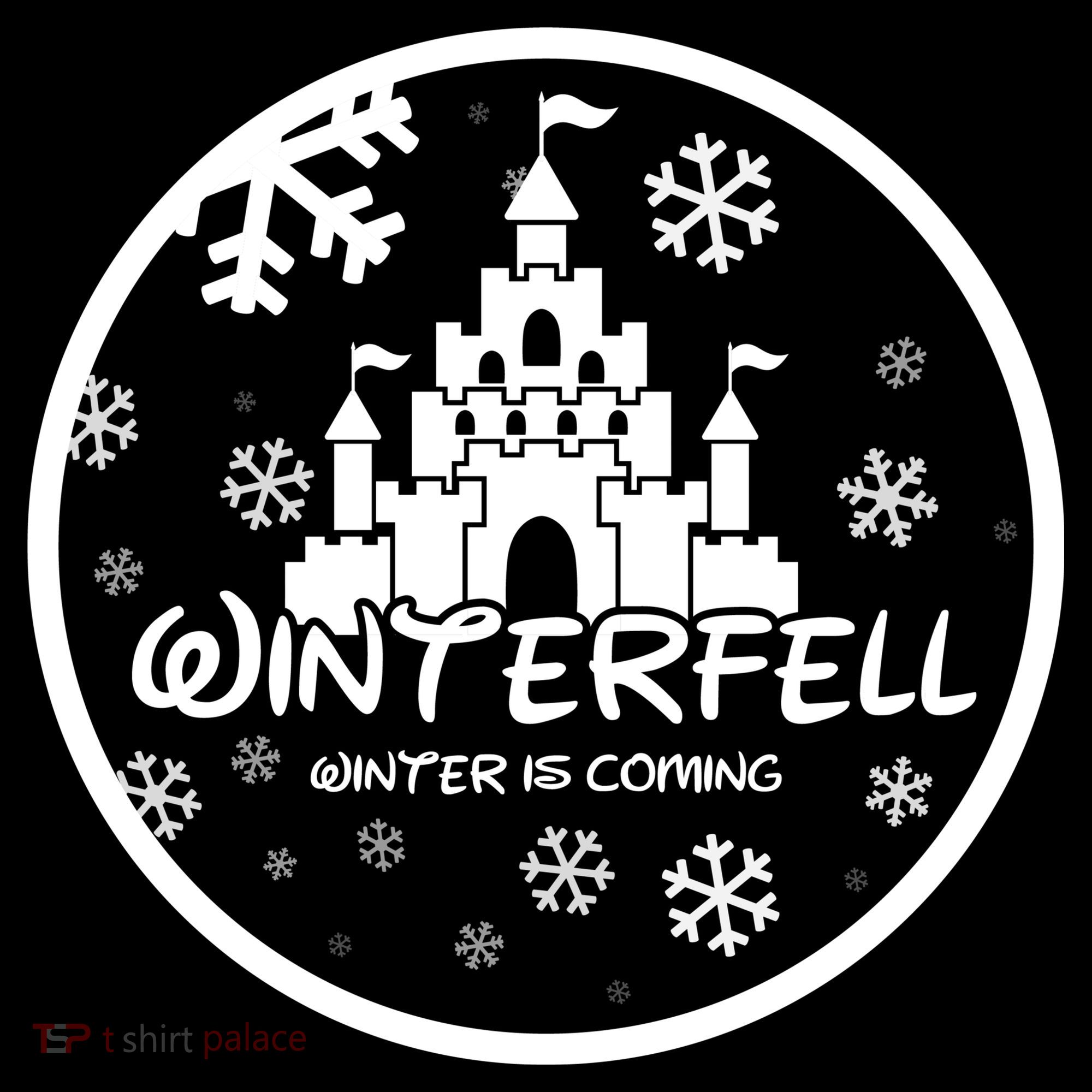 Winterfell Parody Logo Winter Is Coming Doggie Tank