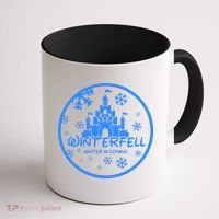 Winterfell Parody Logo Winter Is Coming Coffee Mug thumb 1