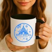 Winterfell Parody Logo Winter Is Coming Coffee Mug thumb 3