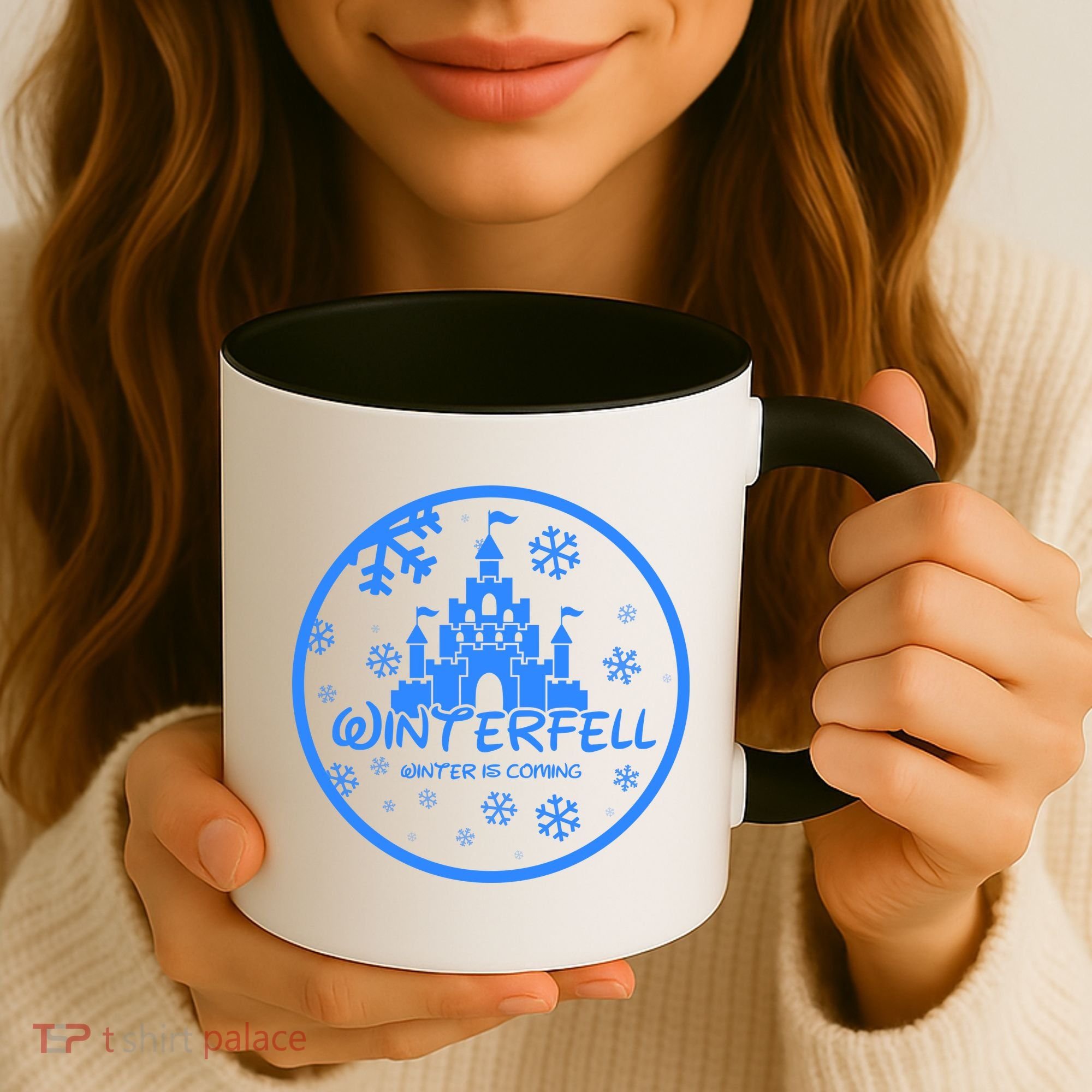 Winterfell Parody Logo Winter Is Coming Coffee Mug