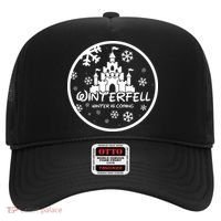 Winterfell Parody Logo Winter Is Coming Hat thumb 0