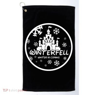 Winterfell Parody Logo Winter Is Coming Golf Towel