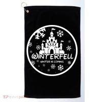 Winterfell Parody Logo Winter Is Coming Golf Towel thumb 0