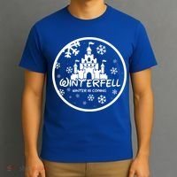 Winterfell Parody Logo Winter Is Coming T-Shirt thumb 3