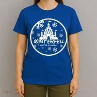 Winterfell Parody Logo Winter Is Coming T-Shirt thumb 4