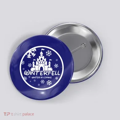 Winterfell Parody Logo Winter Is Coming Button
