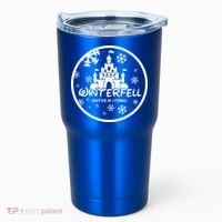 Winterfell Parody Logo Winter Is Coming Tumbler thumb 0