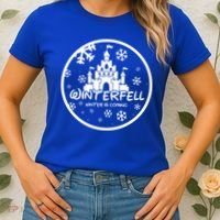 Winterfell Parody Logo Winter Is Coming Women's T-Shirt thumb 2