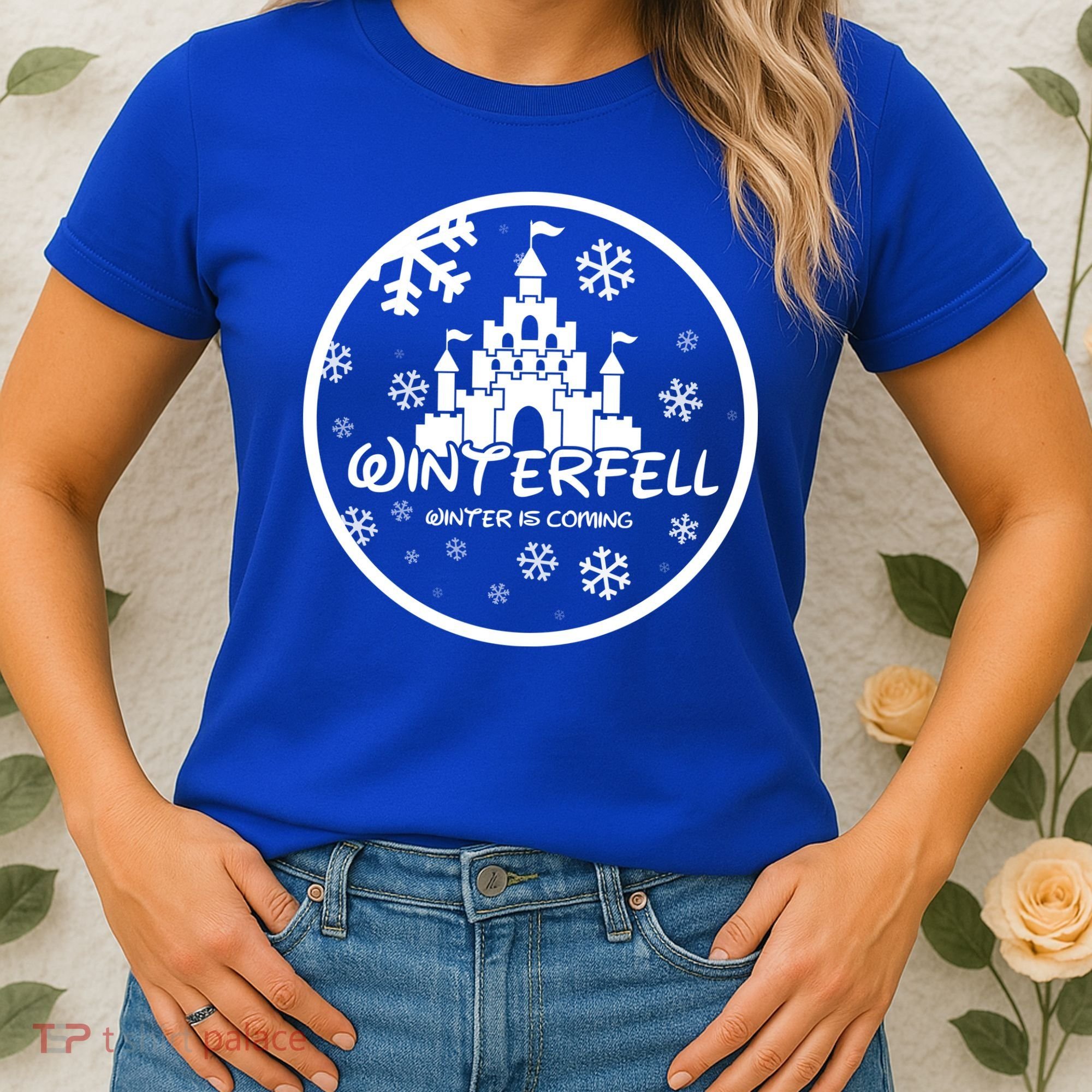 Winterfell Parody Logo Winter Is Coming Women's T-Shirt