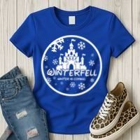Winterfell Parody Logo Winter Is Coming Women's T-Shirt thumb 3