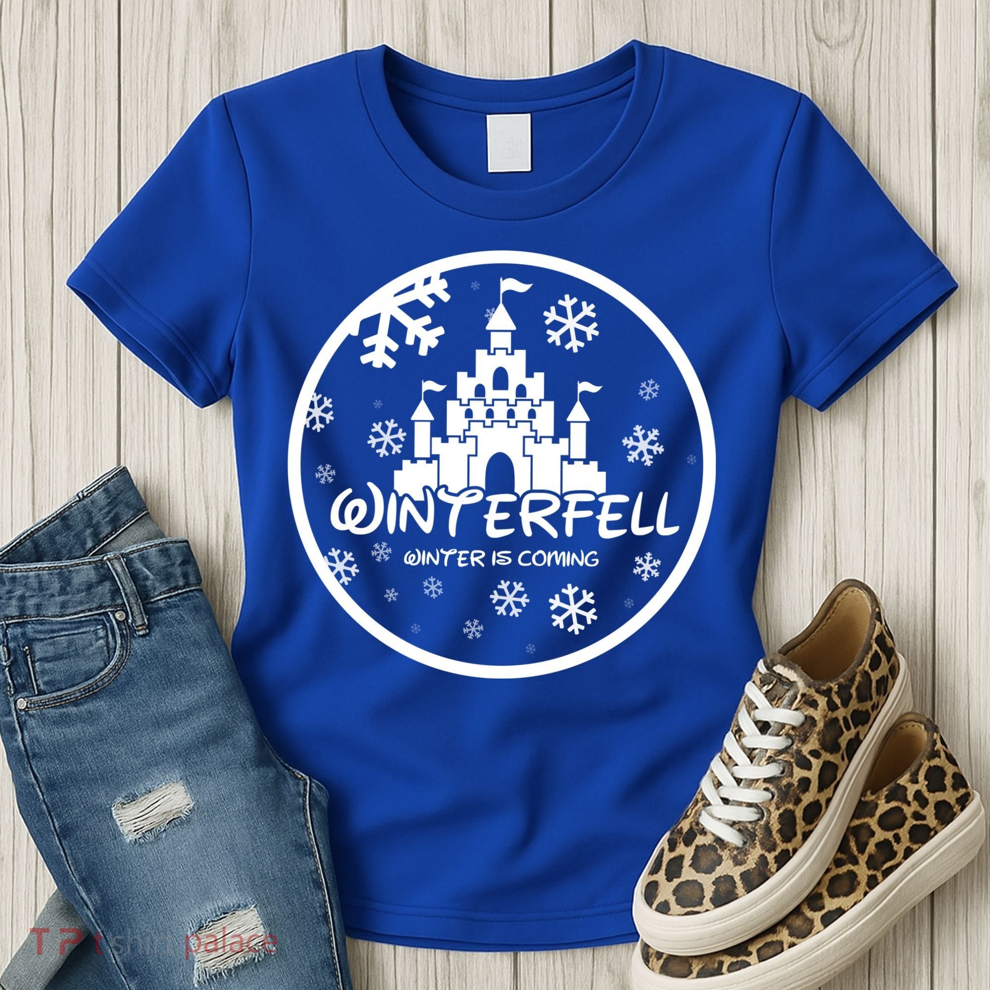 Winterfell Parody Logo Winter Is Coming Women's T-Shirt
