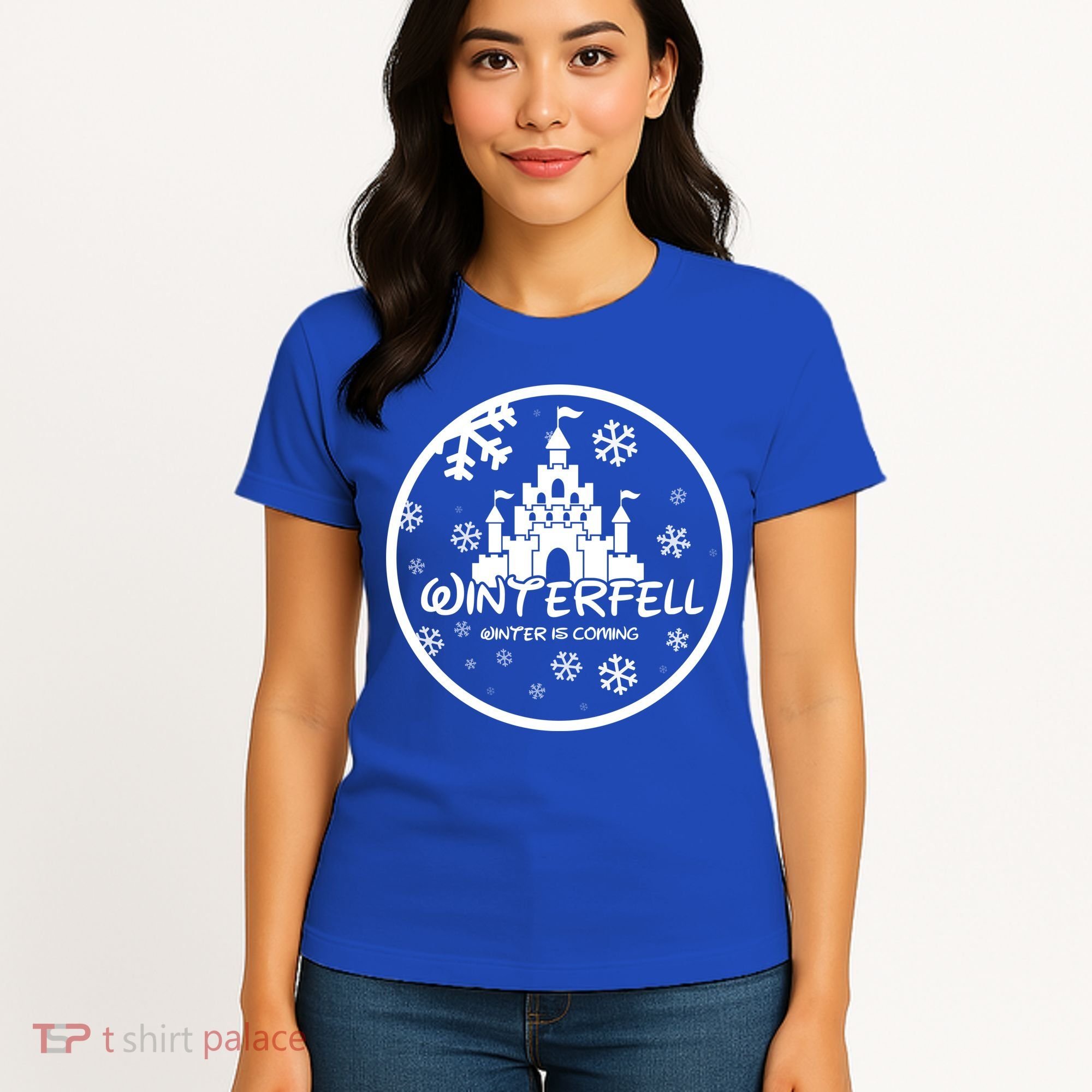Winterfell Parody Logo Winter Is Coming Women's T-Shirt