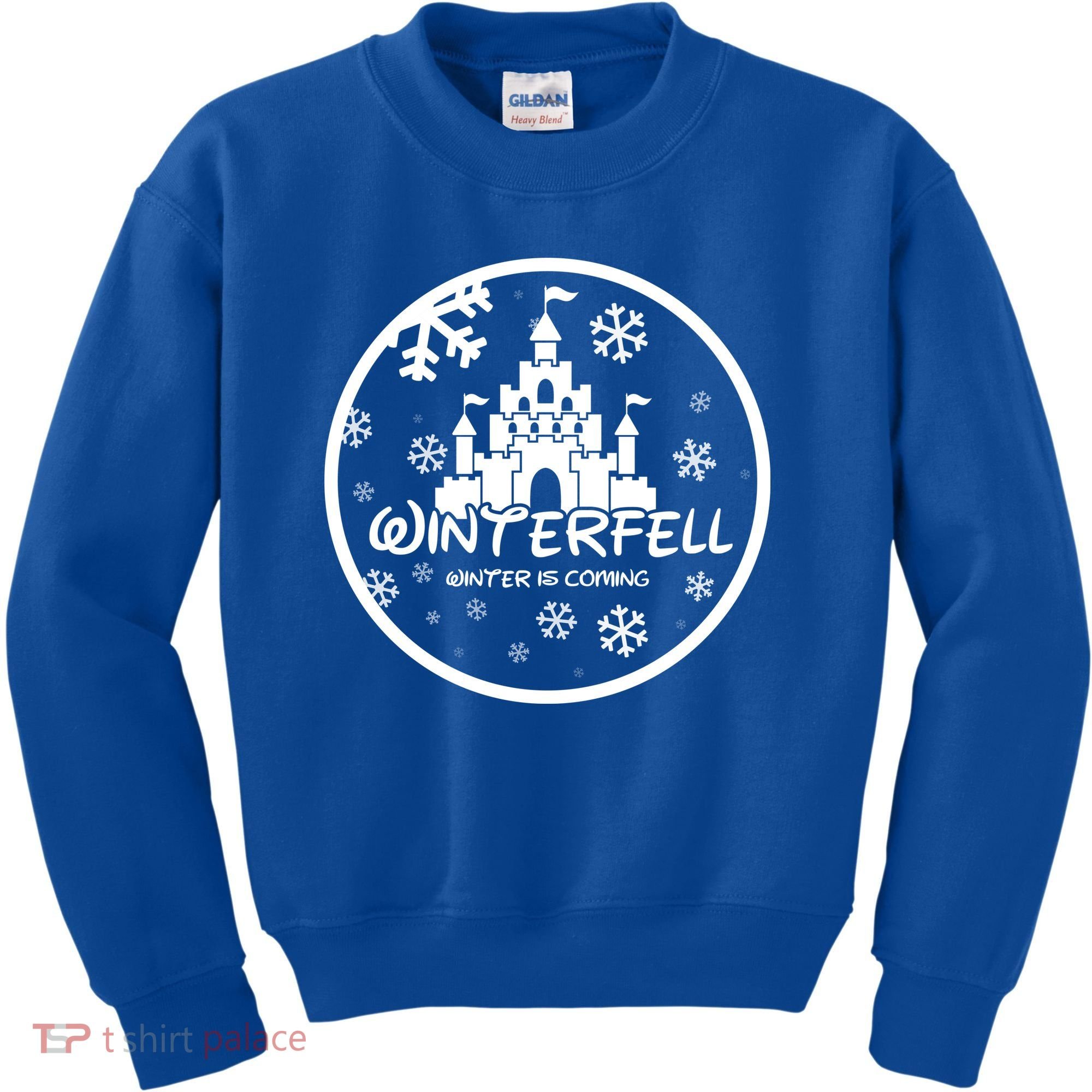 Winterfell Parody Logo Winter Is Coming Kids Sweatshirt