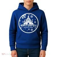 Winterfell Parody Logo Winter Is Coming Kids Hoodie thumb 4