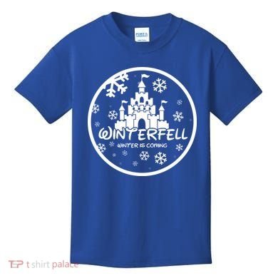 Winterfell Parody Logo Winter Is Coming Kids T-Shirt