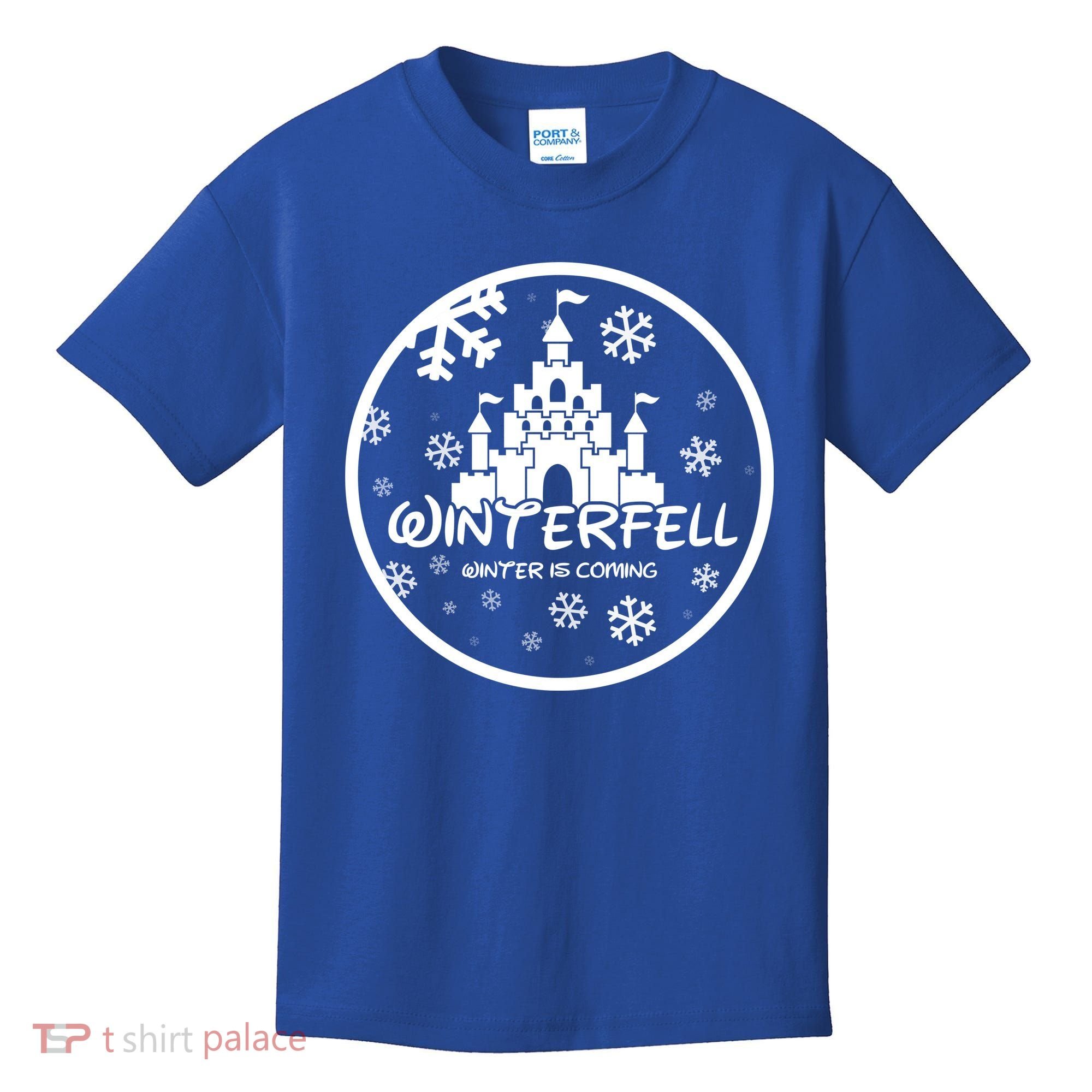 Winterfell Parody Logo Winter Is Coming Kids T-Shirt