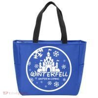 Winterfell Parody Logo Winter Is Coming Tote Bag thumb 0