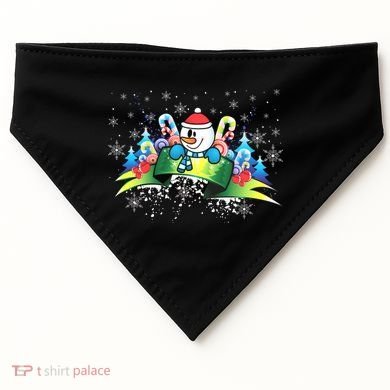 Winter's Snowman Holiday USA-Made Doggie Bandana