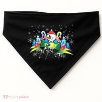 Winter's Snowman Holiday USA-Made Doggie Bandana thumb 0