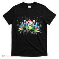 Winter's Snowman Holiday T-Shirt thumb 0