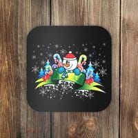 Winter's Snowman Holiday Coaster thumb 0