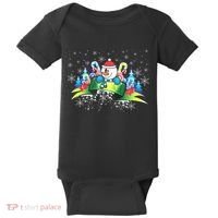 Winter's Snowman Holiday Baby Bodysuit thumb 0