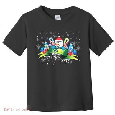 Winter's Snowman Holiday Toddler T-Shirt