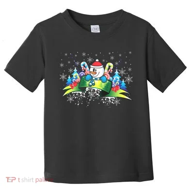 Winter's Snowman Holiday Toddler T-Shirt
