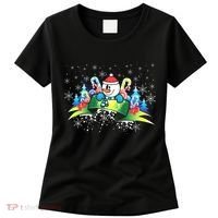 Winter's Snowman Holiday Women's T-Shirt thumb 0