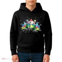 Winter's Snowman Holiday Kids Hoodie thumb 4