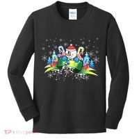Winter's Snowman Holiday Kids Long Sleeve Shirt thumb 0