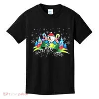 Winter's Snowman Holiday Kids T-Shirt thumb 0