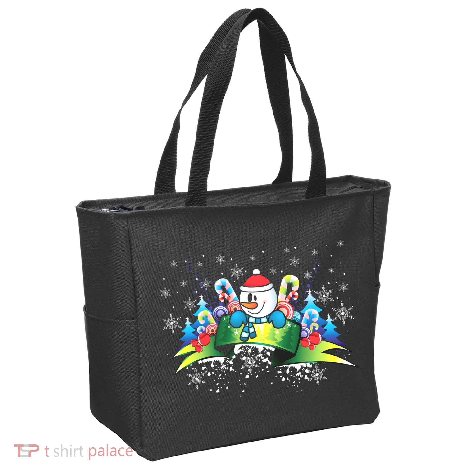 Winter's Snowman Holiday Tote Bag