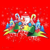 Winter's Snowman Holiday Santa Hat thumb 1