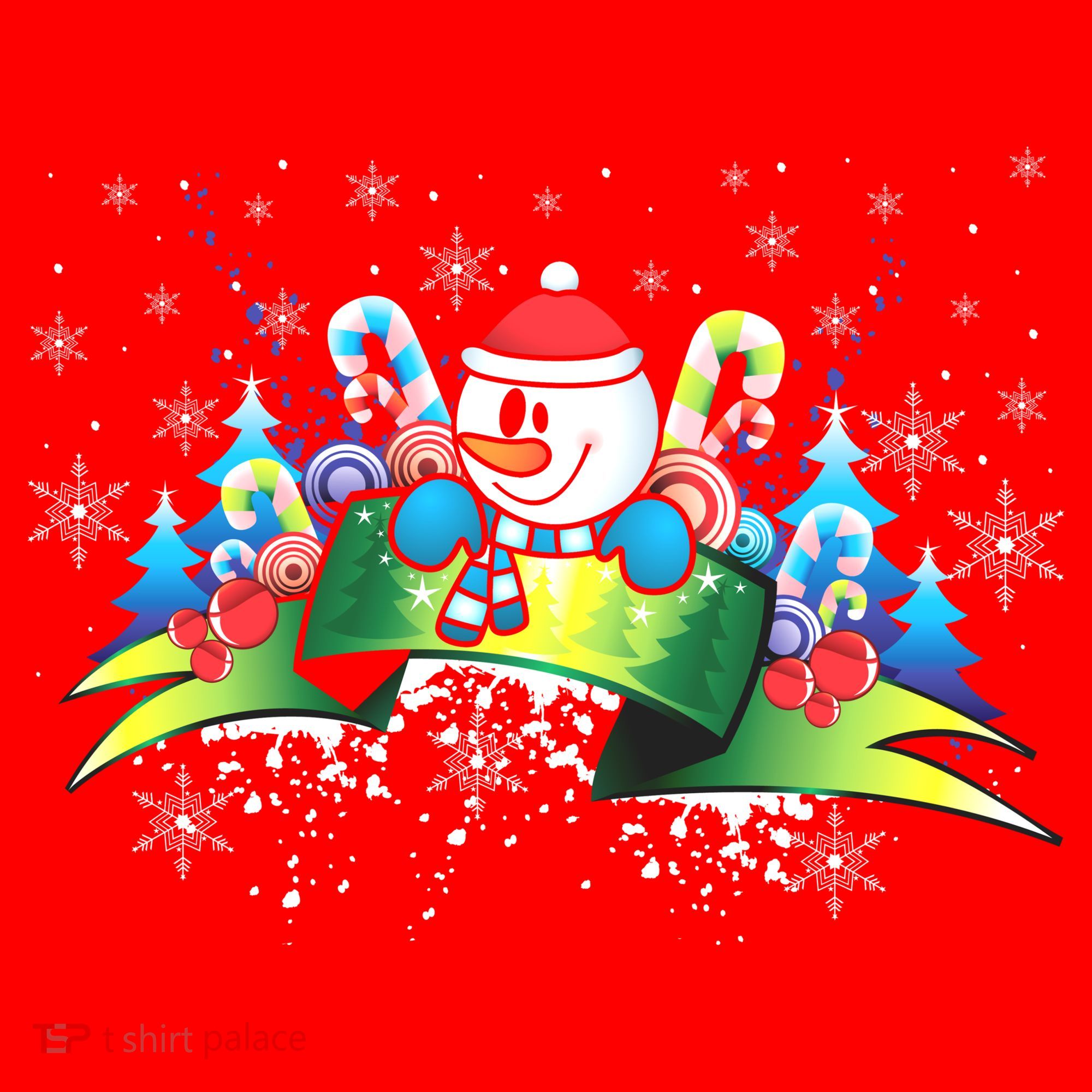 Winter's Snowman Holiday Santa Hat