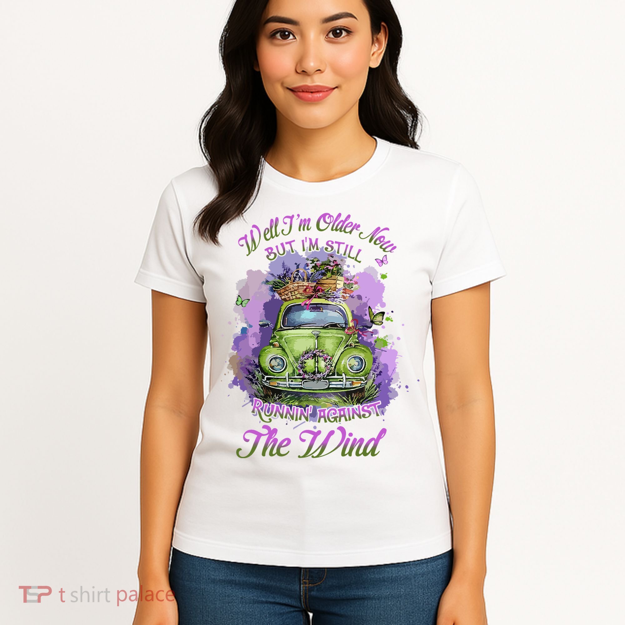 Well Im Older Now But Im Still Running Against The Wind Gift Women's T-Shirt